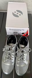 Scarpe sneaker Saucony Jazz original argento 38,5