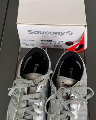 Scarpe sneaker Saucony Jazz original argento 38,5