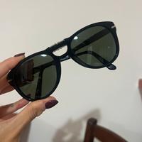 Persol 714 Nero lente verde pieghevole