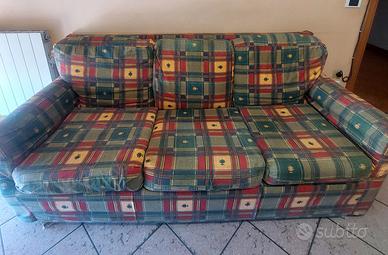 Divano letto a 3 posti sfoderabile