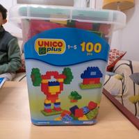 Mattoncini Unico + (compatibili Lego) 100 pezzi