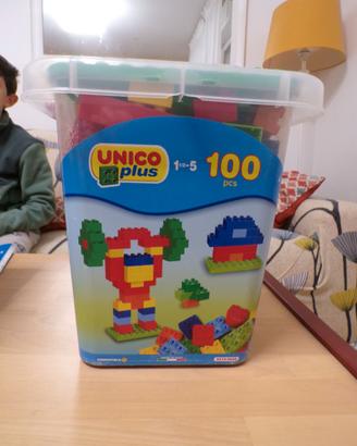 Mattoncini Unico + (compatibili Lego) 100 pezzi