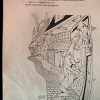 Pinocchio 5 tavole illustrazioni GB CARPI 1951