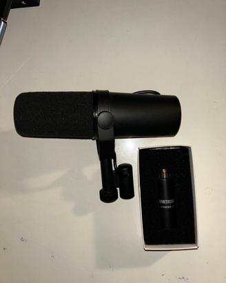 Shure SM7B + Klark Teknik Mic Booster