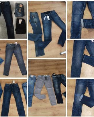 Stock Jeans Firmati Uomo/Donna 2600 Pezzi 