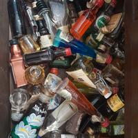 bottigliette alcolici da collezione 