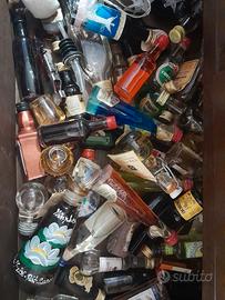 bottigliette alcolici da collezione 