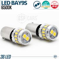 Lampadina LEDBAY9S H21W CANbus Luce Bianca Potente