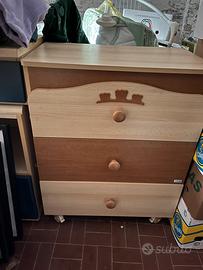 Cassettiera fasciatoio