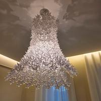 lampadario Bloom kartell trasparente 