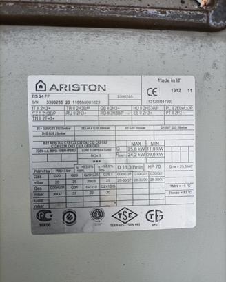Ricambi Caldaia Ariston BS 24 FF