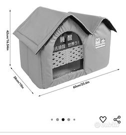 casetta per animali grandezza XL termica 