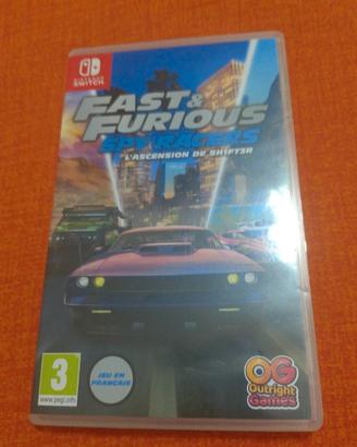 Fast &Furios  Spy racers gioco Nintendo switch 