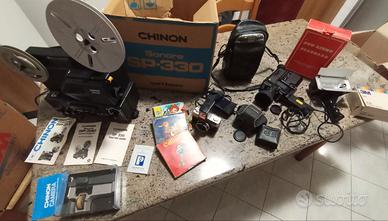 Proiettore + Cinepresa Canon + Fotocamera Minolta