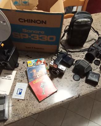 Proiettore + Cinepresa Canon + Fotocamera Minolta