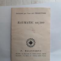 MANUALE ISTRUZIONI RAYMATIC 66/300