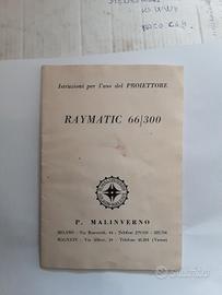 MANUALE ISTRUZIONI RAYMATIC 66/300