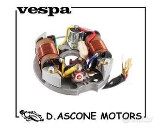 STATORE COMPLETO DI CONTATTI 6 VOLT 25W PER VESPA 