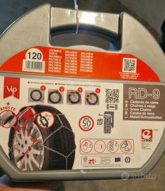 Catene da neve 9mm VIP Gruppo 120 nuove sigillate