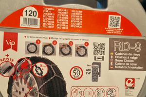 Catene da neve 9mm VIP Gruppo 120 nuove sigillate