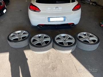 Cerchi da 19 5x112 Scirocco Golf Audi A3 con gomme