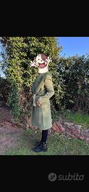 Cappotto lana cachemire verde tg 44