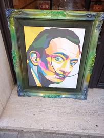 Quadro ritratto Salvador  Dalì
