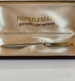 Paper mate papermate penna a sfera cromato e oro