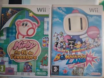 Giochi Wii bomberman e Kirby eroe