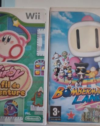 Giochi Wii bomberman e Kirby eroe