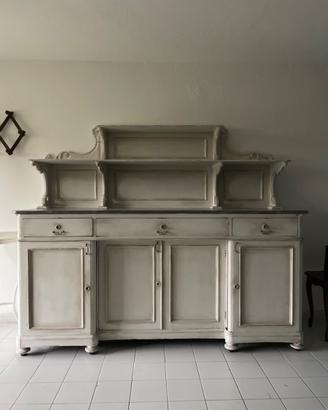 Credenza in legno stile shabby country