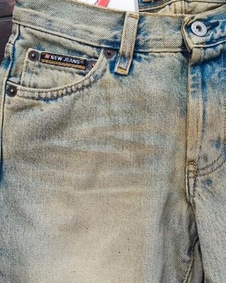 NEW Jeans Pant. Donna slavato Super Stock Lot.1019