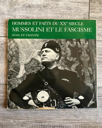 Mussolini e il fascismo - Doppio LP vinile raro