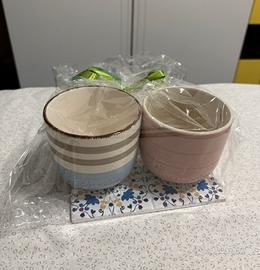 Set tazze da the con base sotto pentola Nuovo