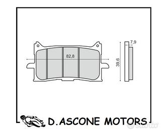Coppia pastiglie Honda Africa Twin x-adv sinterizz