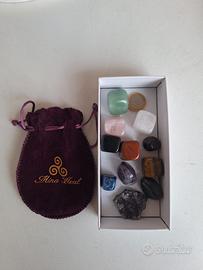 Set 12 Pietre Dure Naturali Mina Heal + Sacchetto 