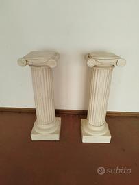 colonne in gesso.