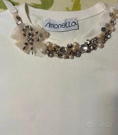 Simonetta maglietta 6-8 anni • Made in Italy