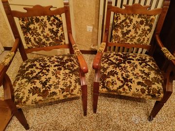 coppia sedie da camera 