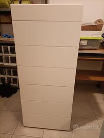 Settimanale laccato bianco opaco