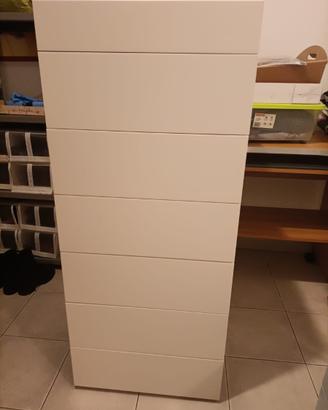 Settimanale laccato bianco opaco