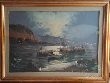 dipinto Mario Galanti olio su tela 67 x 97 