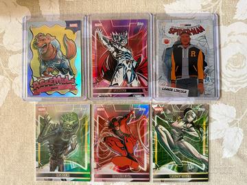Topps marvel neon