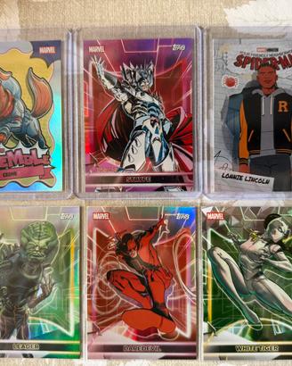 Topps marvel neon