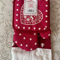 Presina, asciughino, guanto forno natalizio