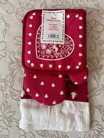 Presina, asciughino, guanto forno natalizio