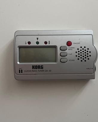 Accordatore Elettronico Per Chitarra e Basso KORG