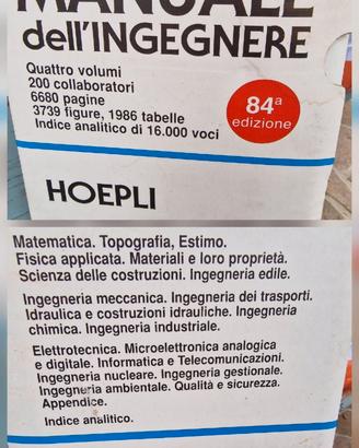 manuale dell'ingegnere e libri Delfin di tedesco