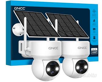 Telecamera Wi-Fi Esterno Senza Fili con Pannello S