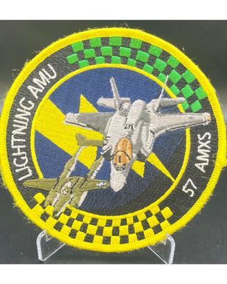 Patch Ricamata 57 AMXS Lightning AMU USAF Vel